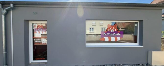Devanture de la micro-crèche P'tit Emile à Hirtzfelden