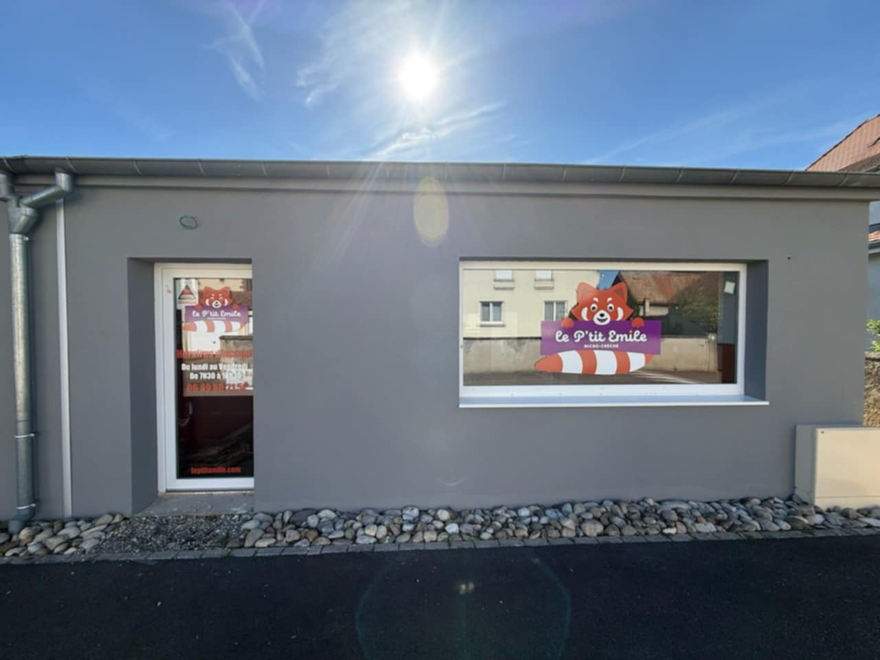 Devanture de la micro-crèche P'tit Emile à Hirtzfelden