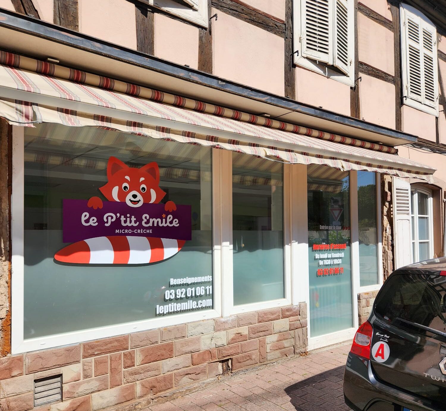 Devanture de la micro-crèche P'tit Emile à Molsheim